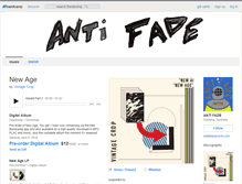 Tablet Screenshot of antifaderecords.bandcamp.com