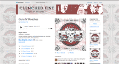Desktop Screenshot of clenchedfist.bandcamp.com