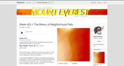 Desktop Screenshot of mounteverest.bandcamp.com