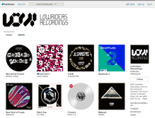 Tablet Screenshot of lowridersrecordings.bandcamp.com