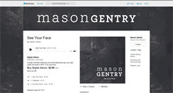 Desktop Screenshot of masongentry.bandcamp.com