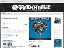 Tablet Screenshot of grind-o-matic.bandcamp.com