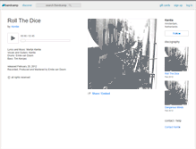 Tablet Screenshot of kentie.bandcamp.com