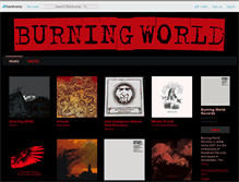 Tablet Screenshot of burningworldrecords.bandcamp.com