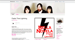 Desktop Screenshot of bellanovela.bandcamp.com