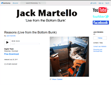 Tablet Screenshot of jackmartello.bandcamp.com