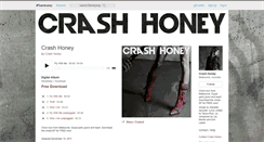 Desktop Screenshot of crashhoney.bandcamp.com