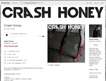 Tablet Screenshot of crashhoney.bandcamp.com