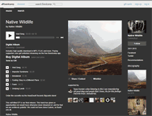 Tablet Screenshot of nativewildlife.bandcamp.com