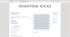 Desktop Screenshot of phantomkicks.bandcamp.com