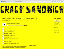 Tablet Screenshot of cracksandwich.bandcamp.com