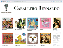 Tablet Screenshot of caballeroreynaldo.bandcamp.com