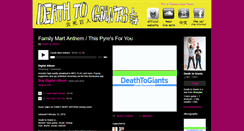 Desktop Screenshot of deathtogiants.bandcamp.com