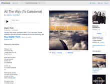 Tablet Screenshot of majesticdandelion.bandcamp.com