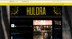 Desktop Screenshot of huldratheband.bandcamp.com