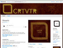 Tablet Screenshot of crtvtr.bandcamp.com