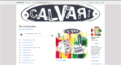 Desktop Screenshot of calvari.bandcamp.com