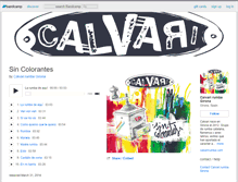Tablet Screenshot of calvari.bandcamp.com