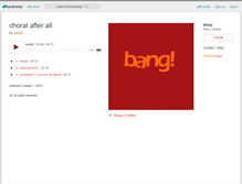 Tablet Screenshot of bang0.bandcamp.com