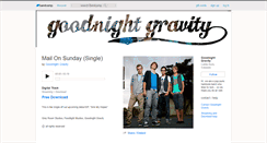 Desktop Screenshot of goodnightgravity.bandcamp.com