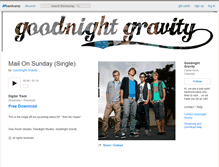 Tablet Screenshot of goodnightgravity.bandcamp.com