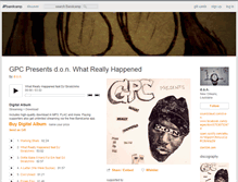 Tablet Screenshot of dontheworker504.bandcamp.com