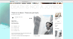 Desktop Screenshot of deathisnotajoyride.bandcamp.com