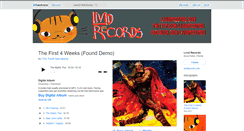 Desktop Screenshot of lividrecords.bandcamp.com