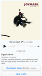 Mobile Screenshot of joymask.bandcamp.com