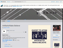 Tablet Screenshot of ghosttoatom.bandcamp.com