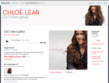 Tablet Screenshot of chloelear.bandcamp.com