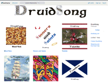 Tablet Screenshot of druidsong.bandcamp.com