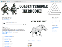 Tablet Screenshot of meanandugly.bandcamp.com