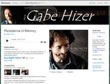 Tablet Screenshot of gabehizer.bandcamp.com