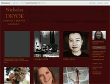 Tablet Screenshot of nicholasdeyoe.bandcamp.com