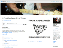 Tablet Screenshot of frankandearnest.bandcamp.com