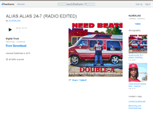 Tablet Screenshot of aliasalias.bandcamp.com