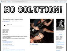 Tablet Screenshot of nosolutionhc.bandcamp.com