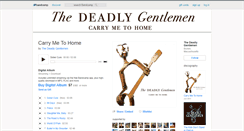 Desktop Screenshot of deadlygentlemen.bandcamp.com