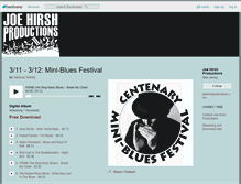 Tablet Screenshot of joehirshproductions.bandcamp.com