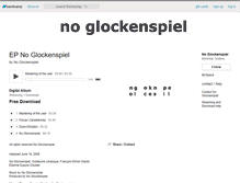 Tablet Screenshot of noglockenspiel.bandcamp.com