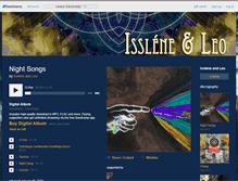 Tablet Screenshot of issleneandleo.bandcamp.com