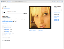 Tablet Screenshot of claireguerreso.bandcamp.com