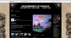Desktop Screenshot of descendantsoferdrick.bandcamp.com