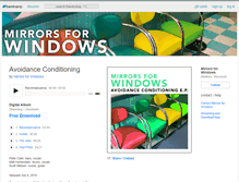 Tablet Screenshot of mirrorsforwindows.bandcamp.com