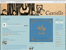 Tablet Screenshot of castielle.bandcamp.com