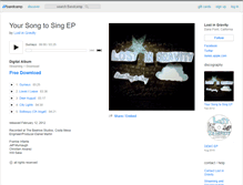 Tablet Screenshot of lostingravity.bandcamp.com