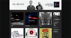 Desktop Screenshot of nodevice.bandcamp.com