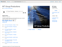 Tablet Screenshot of mtgprodutions.bandcamp.com