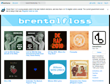 Tablet Screenshot of brentalfloss.bandcamp.com